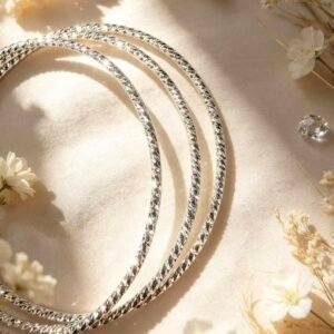 PULSERA JUEGO DE 3 CLAVAS PLATEADAS YYS-0005