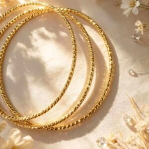 PULSERA JUEGO DE 3 CLAVAS DORADAS YYS-0005