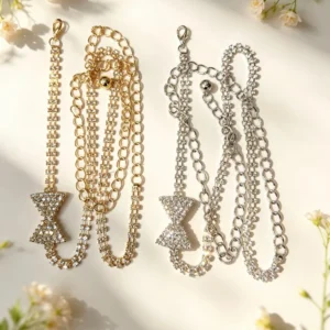 Cinturón strass lazo