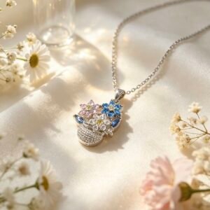 COLLAR PLATEADO MS-CO2397