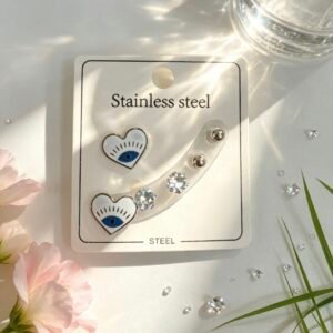 AROS EN SET 3PARES PLATEADO *12U MS 211
