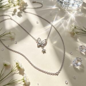 COLLAR PLATEADA YYS-0022