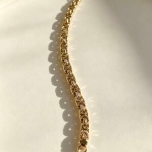 PULSERA BIZANTINA DORADA YYS-7025