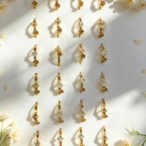 SET DE 2 ANILLOS APILABLES DORADO  X24U MS 0040
