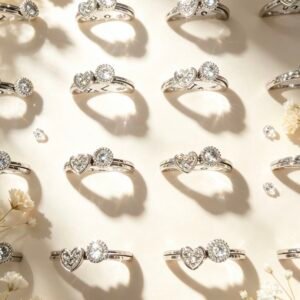 SET DE 2 ANILLOS APILABLES PLATEADO X24U MS 0025