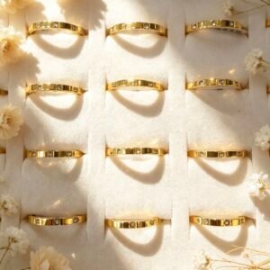 ANILLO DORADO X24U MS 0019