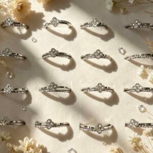 SET DE 2 ANILLOS APILABLES PLATEADO X24U MS 0026