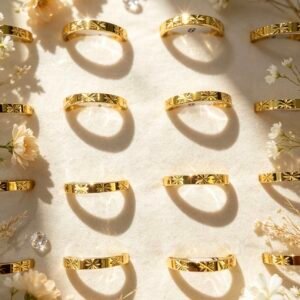 ANILLO DORADO X24U MS 0006