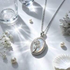 COLLAR PLATEADA JN-1018