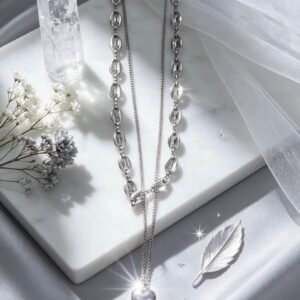 COLLAR PLATEADA MS-2419