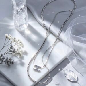 COLLAR PLATEADA MS-2418