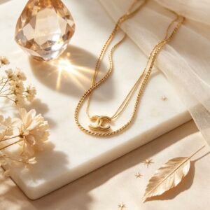 COLLAR DORADA MS-2418