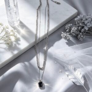 COLLAR PLATEADA MS-2415