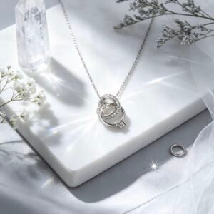COLLAR PLATEADA YYS-0004