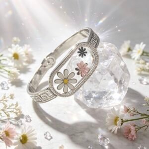 PULSERA CLAVA PLATEADA MS-3048