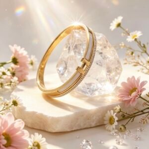 PULSERA CLAVA DORADA MS-3013