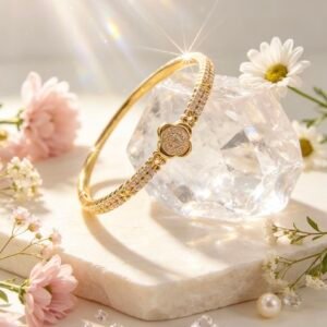 PULSERA CLAVA DORADA MS-3330
