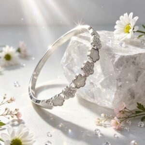 PULSERA CLAVA PLATEADA MS-3031