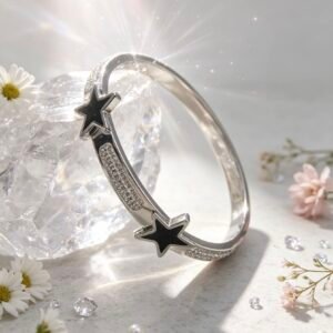 PULSERA CLAVA PLATEADA MS-3046