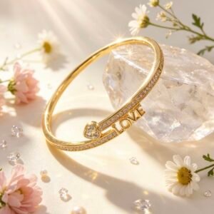 PULSERA CLAVA DORADA MS-3326