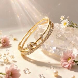 PULSERA CLAVA DORADA MS-3025