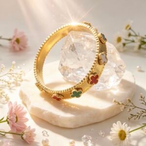 PULSERA CLAVA DORADA MS-3009