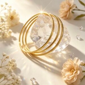 PULSERA JUEGO DE 3 CLAVAS DORADAS MS-3081