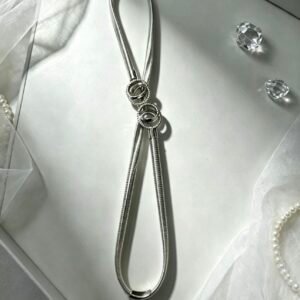 CINTURON ELASTICO PLATEADO 45749-19