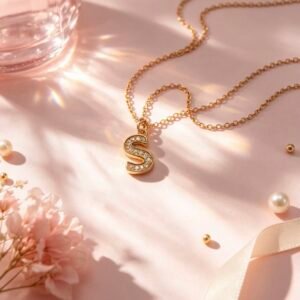 COLLAR LETRA DORADO S 21755