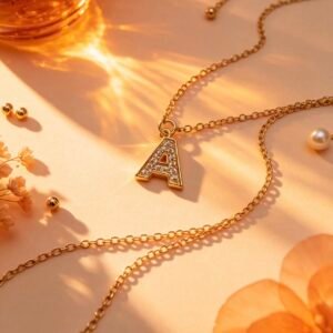 COLLAR LETRA DORADO A 2155