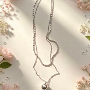 COLLAR PLATEADA MS-2414
