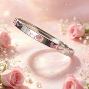 PULSERA CLAVA PLATEADA MS-3208