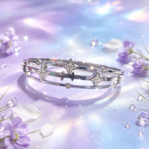 PULSERA CLAVA PLATEADA MS-3226