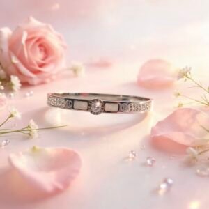 PULSERA CLAVA PLATEADA MS-3213