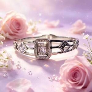 PULSERA CLAVA PLATEADA MS-3230