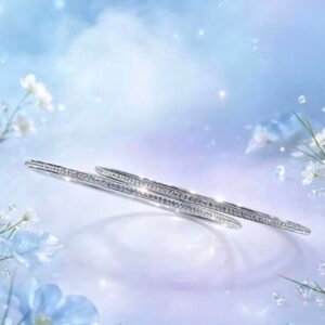 PULSERA CLAVA PLATEADA DOBLE MS-3209