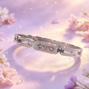 PULSERA CLAVA PLATEADA MS-3214