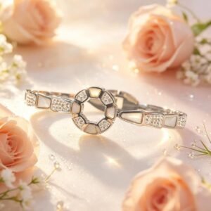 PULSERA CLAVA PLATEADA MS-3212