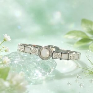 PULSERA CLAVA PLATEADA MS-3211