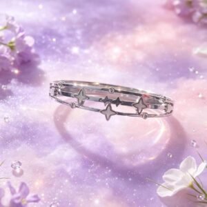 PULSERA CLAVA PLATEADA MS-3215