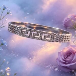 PULSERA CLAVA PLATEADA MS-3227